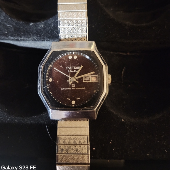 VINTAGE 60S ESETKOR 23 JEWEL MENS WATCH - Picture 3 of 8